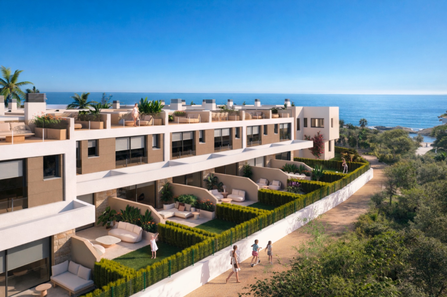 Exclusivas villas de obra nueva en primera línea de mar en El Campello - Imagen 1