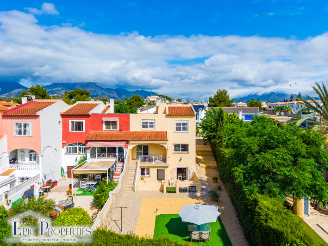 Reihenhaus mit beeindruckendem Meerblick in Bello Horizonte, La Nucía