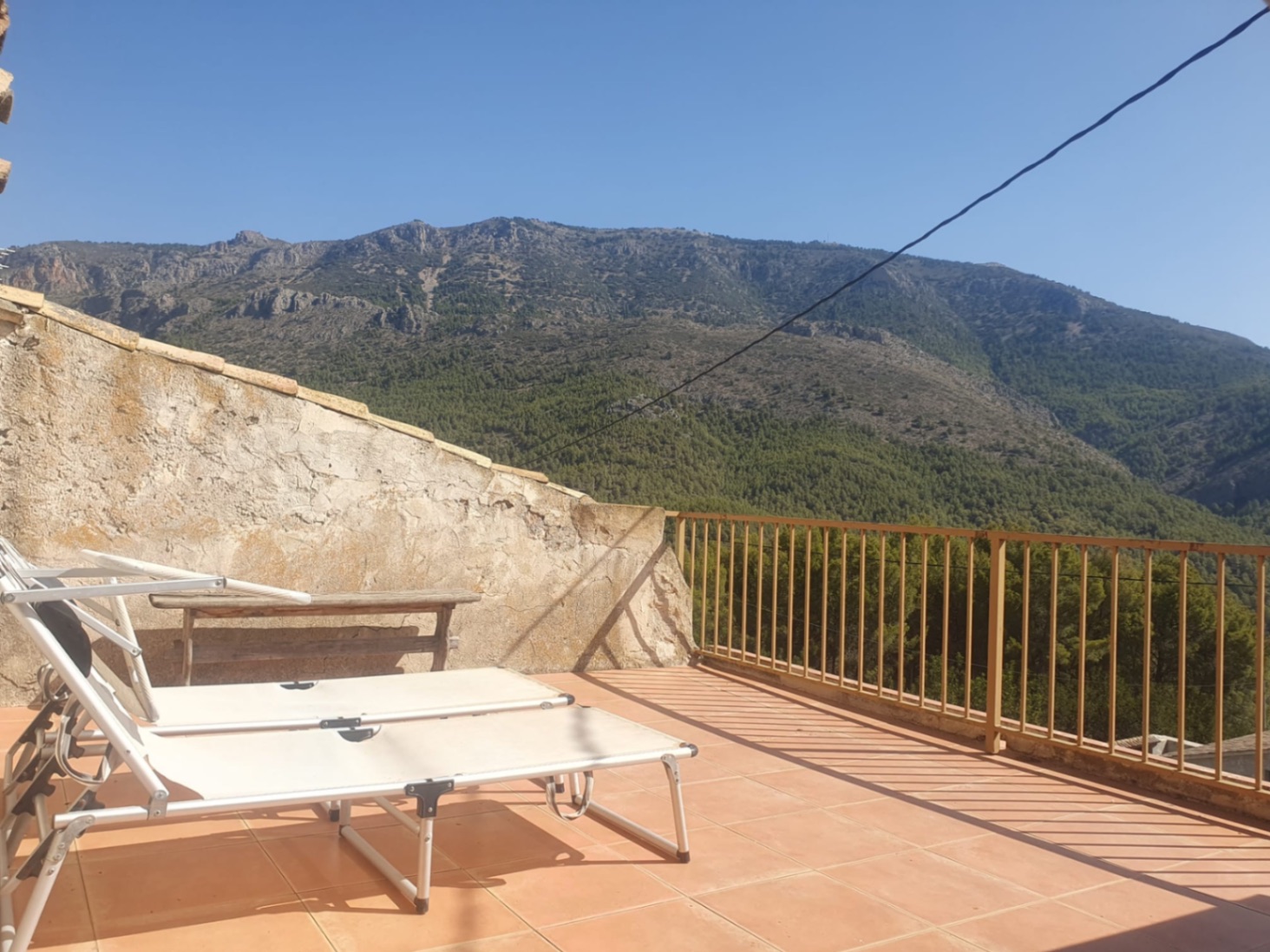 Maison de campagne à Guadalest rénovée avec vue sur la mer et la montagne