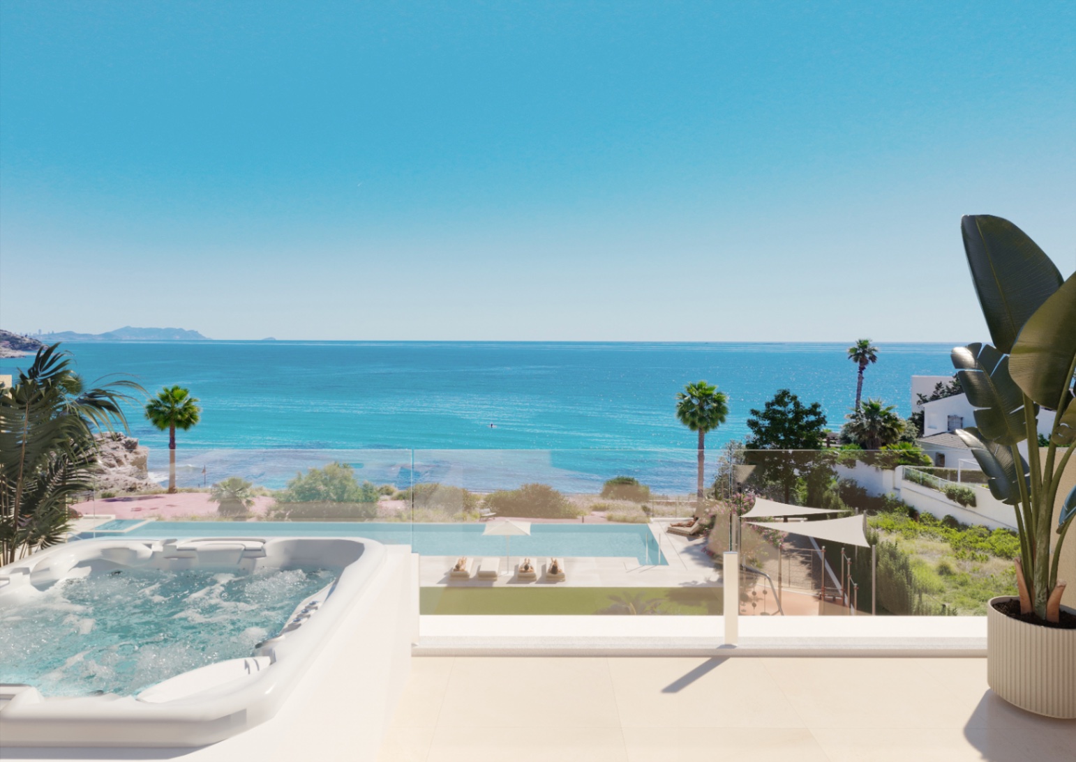 Villas exclusives neuves en première ligne de mer à El Campello