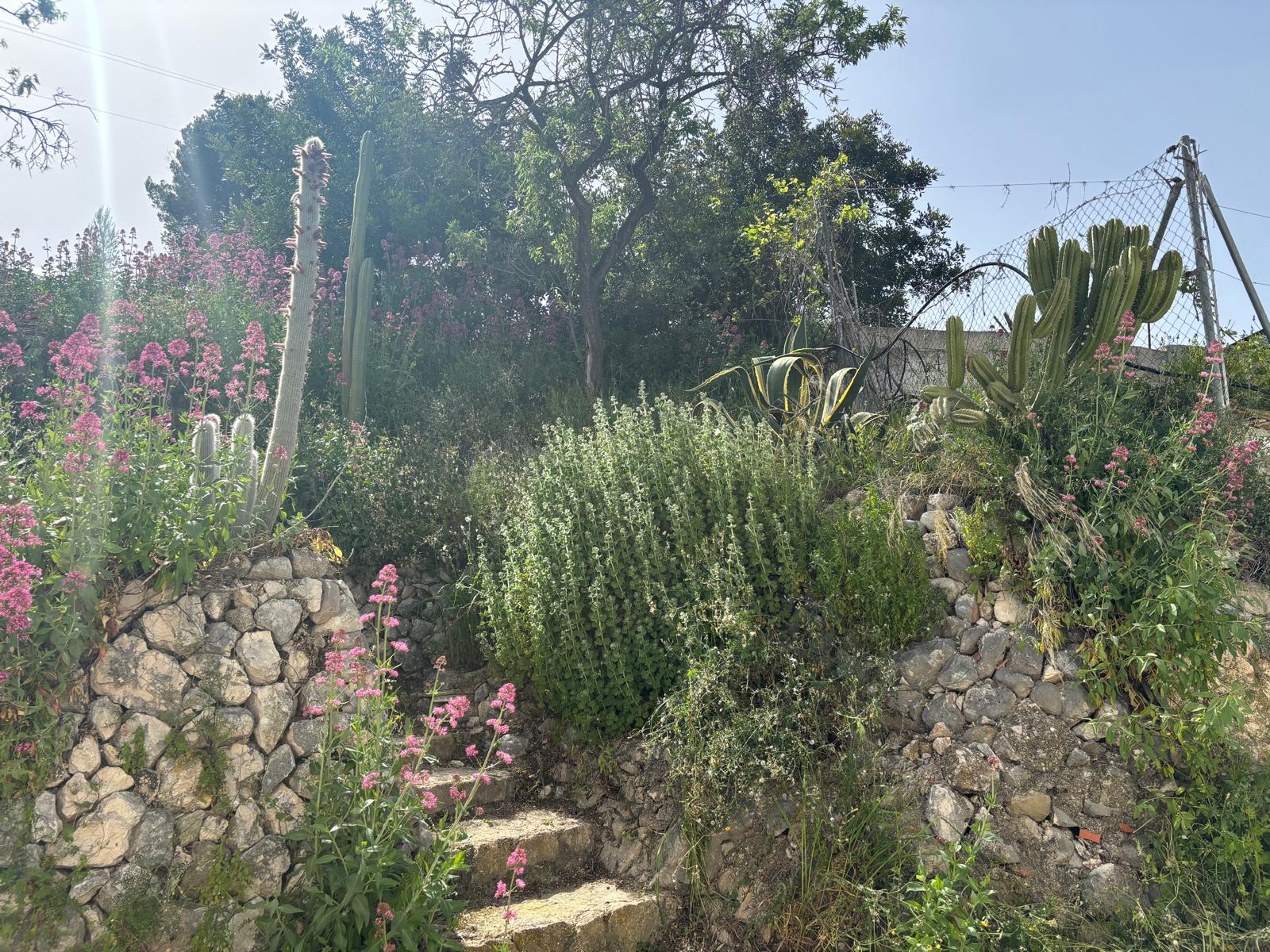 Casa de campo en Guadalest reformada con vistas al mar y la montaña