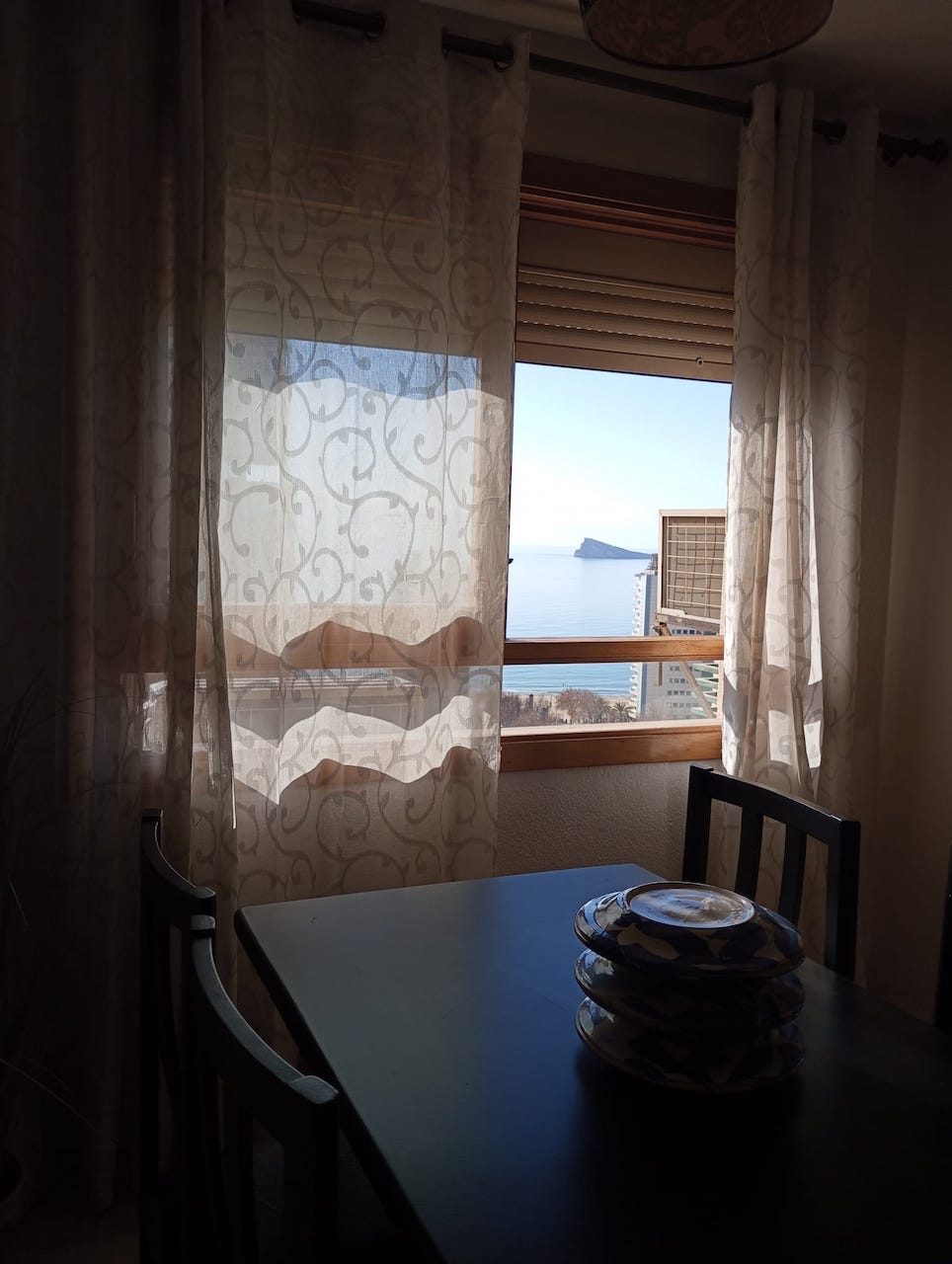 Stor leilighet med fantastisk panoramautsikt over øya Benidorm