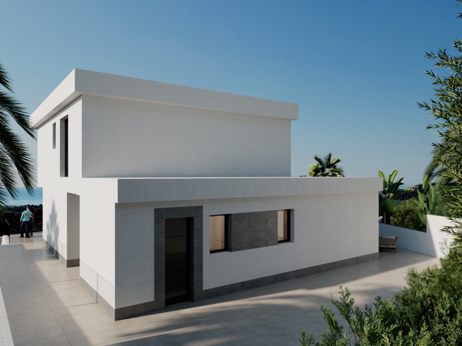 Nuevo proyecto de villa estilo contemporáneo en Finestrat