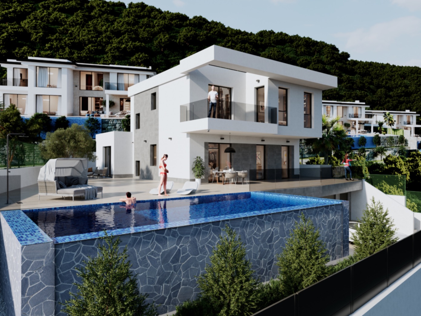 Nuevo proyecto de villa estilo contemporáneo en Finestrat