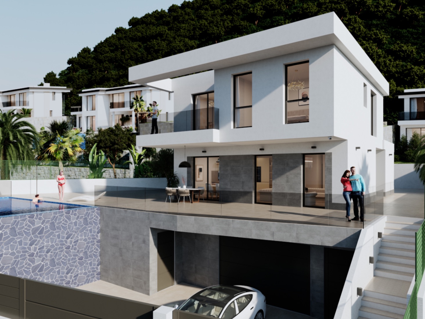 Nuevo proyecto de villa estilo contemporáneo en Finestrat