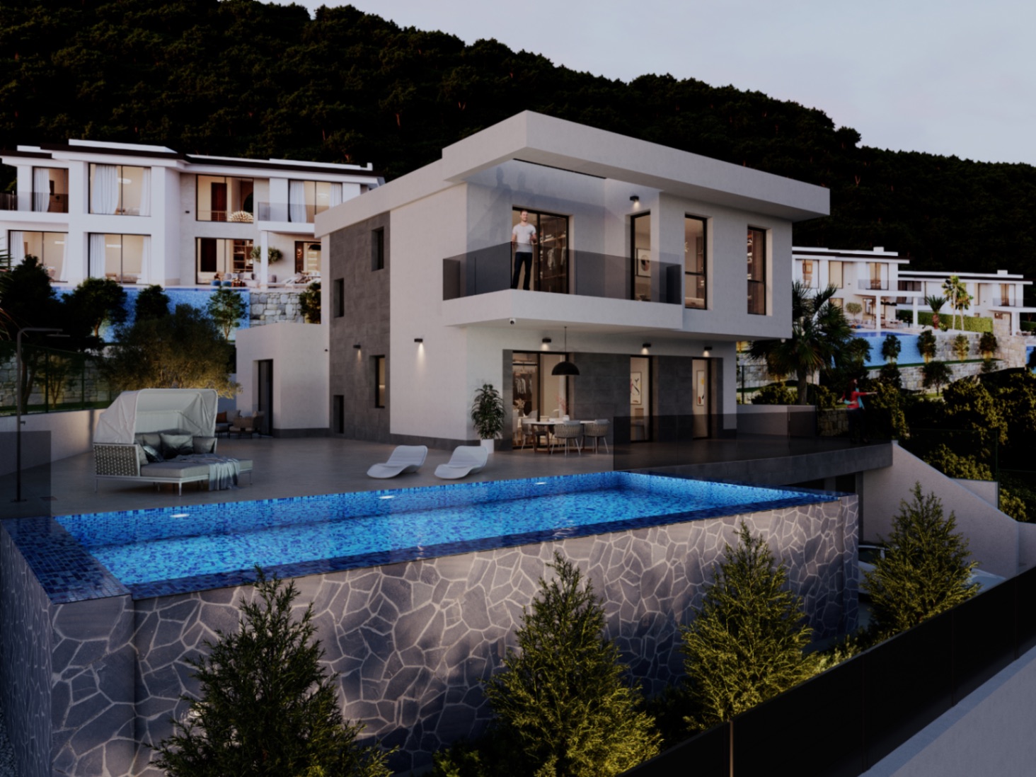 Nuevo proyecto de villa estilo contemporáneo en Finestrat