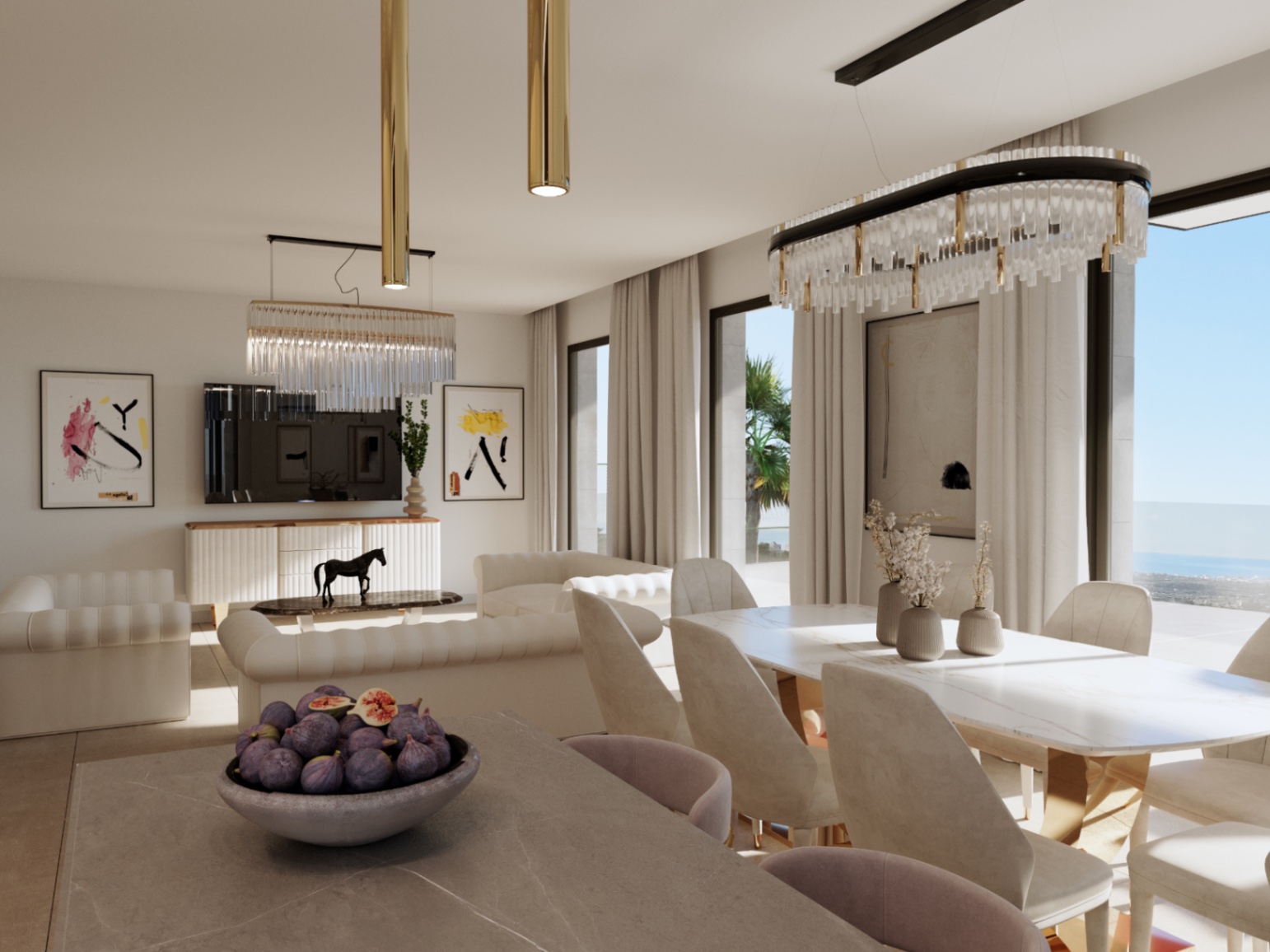 Nuevo proyecto de villa estilo contemporáneo en Finestrat