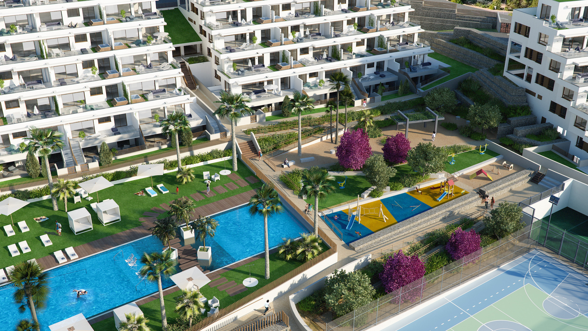 Nouveau développement d’appartements et de villas de luxe à Finestrat