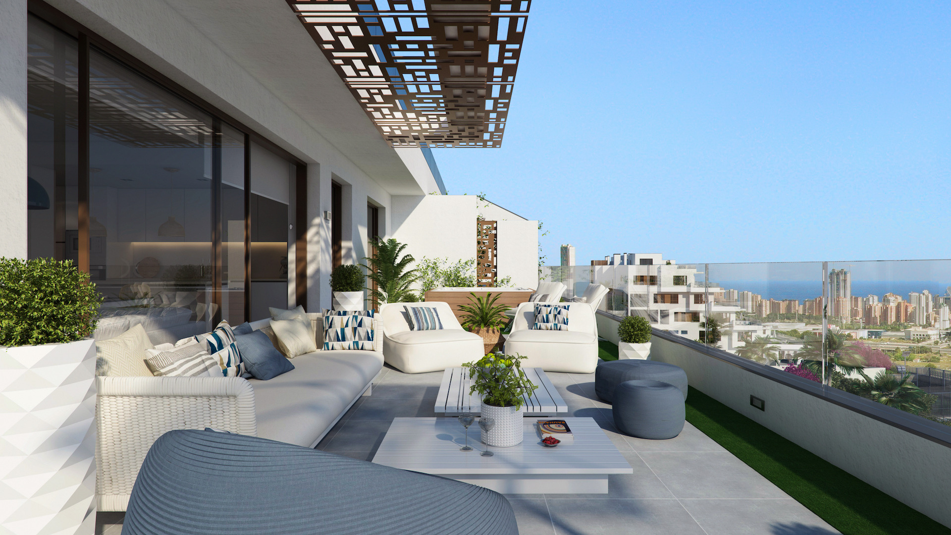 Nouveau développement d’appartements et de villas de luxe à Finestrat